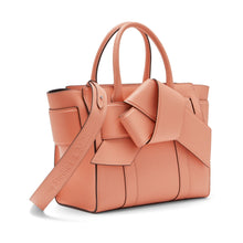 Cargar imagen en el visor de la galería, MULBERRY-ACNE-STUDIOS-SMALL-MUSUBI-BAYSWATER-PINK-SMALL-CLASSIC-GRAIN
